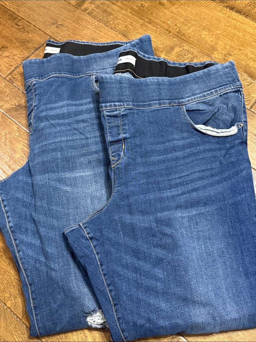 Old Navy Women's Blue Boot Cut Stretch Jeans